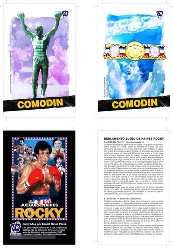 Cartas Naipes Rocky Balboa Tope Y Quartet Match 4 Lelab En Venta En