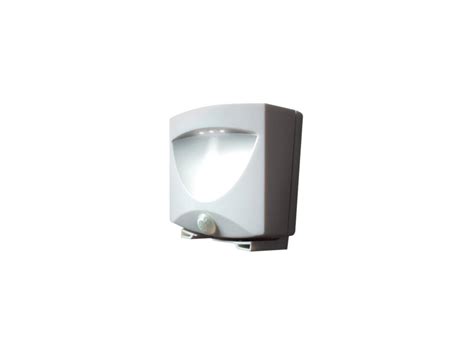 Maxsa 40341 Battery Powered Motion Activated Outdoor Night Light White