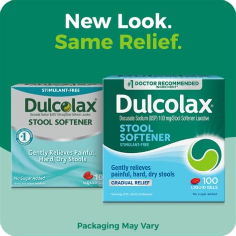 Dulcolax Liquid Gels Stool Softener 100 Ct King Soopers