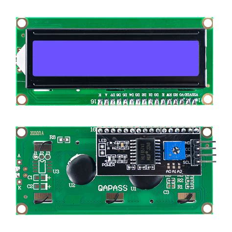 Lcd1602 Lcd 1602 I2c Display Blue Screen 16x2 Character Lcd Display