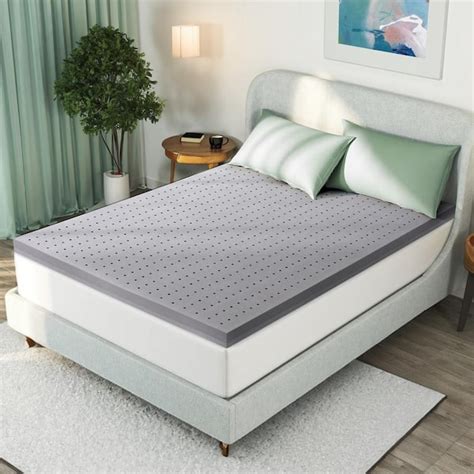 Maxzzz Firm In Full Bamboo Charcoal Memory Foam Mattress Topper Hd