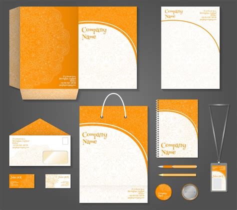 Premium Vector Corporate Identity Template