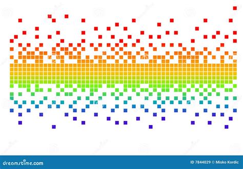 Vector Pixels Stock Vector Illustration Of Retro Colorful