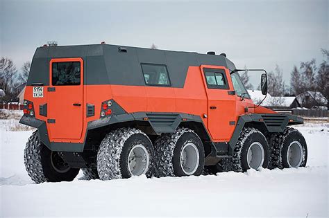 The Avtoros Shaman 8x8 Is An Amphibious All Terrain Vehicle