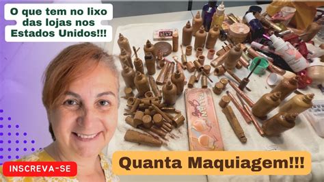 Incr Vel A Quantidade De Maquiagem Que Encontrei No Lixo Dumpster