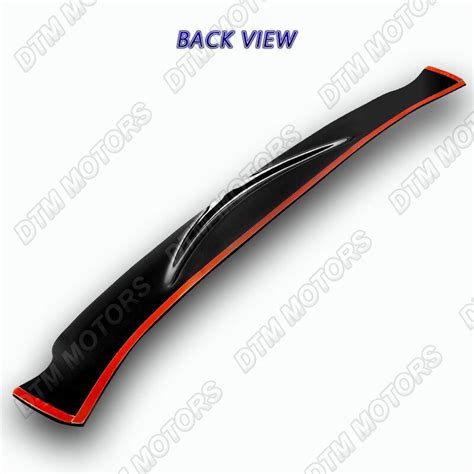 For Honda Civic Black Sedan Abs Rear Window Roof Visor