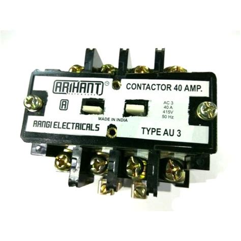 12Amp Three Phase AH 3 Type 4 Pole Power Contactor at ₹ 1200 in Ahmedabad