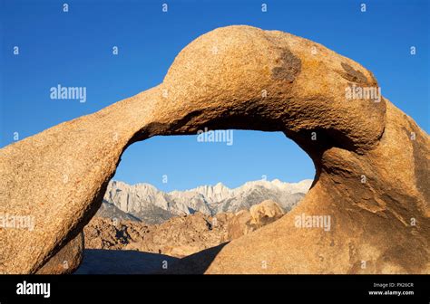 Mount Whitney Eastern Sierra Nevada Mountains California Usa Stock