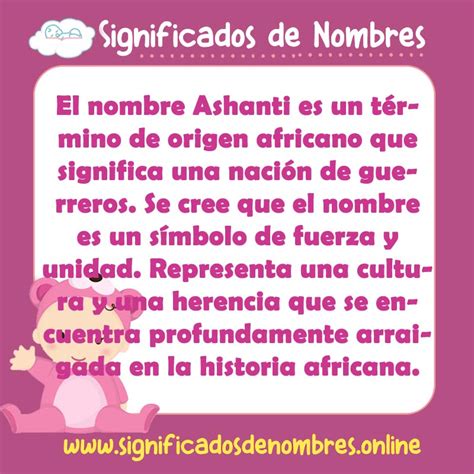 Significado De Ashanti Apodos Origen Y M S