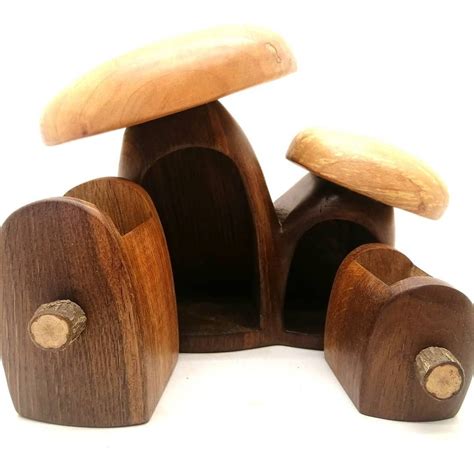 Wooden Jewelry Box Mushrooms For Jewelry From A Band Saw Made Etsy