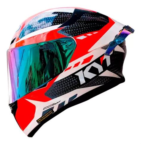 Capacete Kyt Tt Course Gear Viseira Camale O Aero Parcelamento