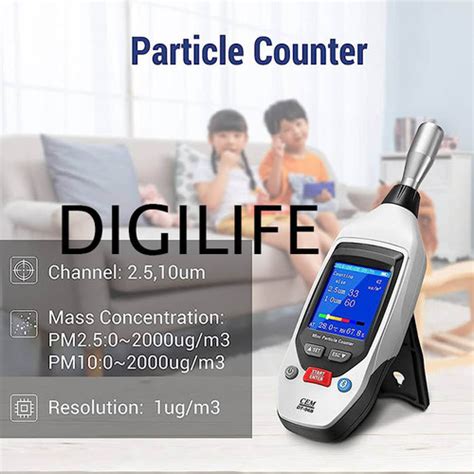 Jual Particle Counter CEM DT 96 Dust Monitor PM2 5 PM10 DT96 Tester