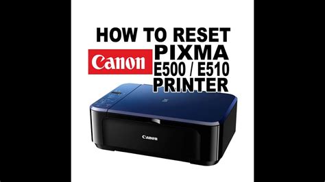 How To Reset Canon Printers Trlopte