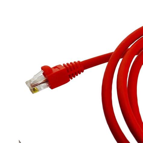 Patch Cord U Utp Gigalan Green Cat 6 Lszh T568a B 1 5m Vermelho