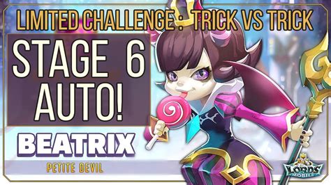 Lords Mobile Beatrix Petite Devil Limited Challenge Trick Vs Trick