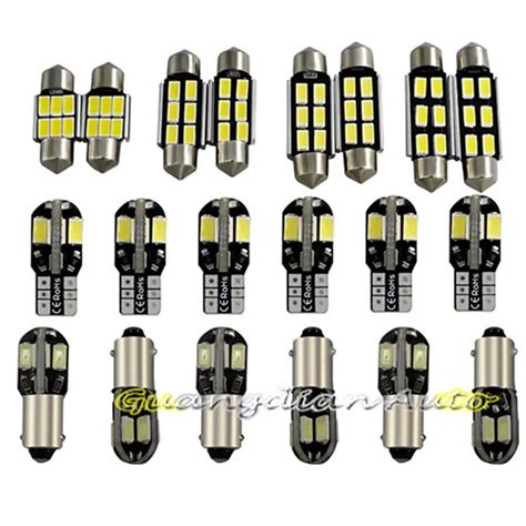 Tcart 5pcs Error Free LED Interior Light Kit Package For Volkswagen VW