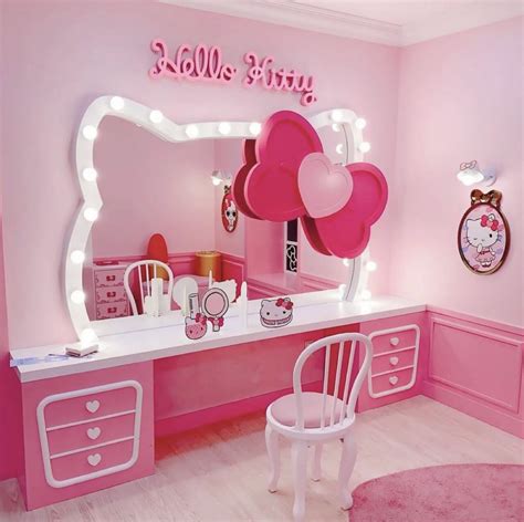 Pin By ʚ Paige ɞ On · ⋆₊˚sanrio World ଘ੭ˊᵕˋ੭ Hello Kitty Bedroom Hello Kitty Rooms Girl