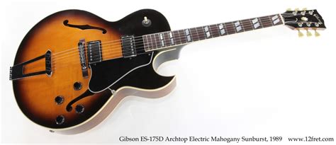 Gibson Es 175d Archtop Electric Sunburst 1989