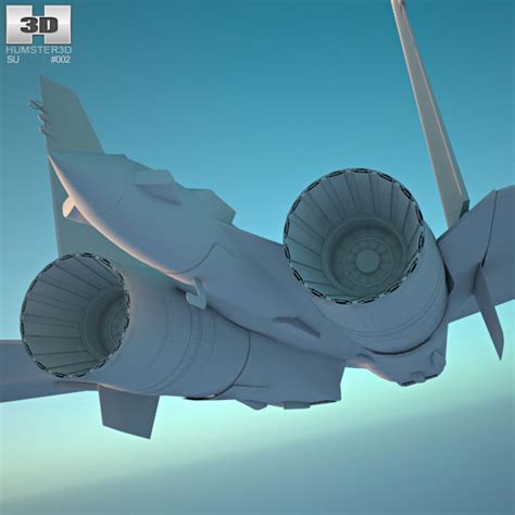 Sukhoi Su-35 3D model - Aircraft on Hum3D