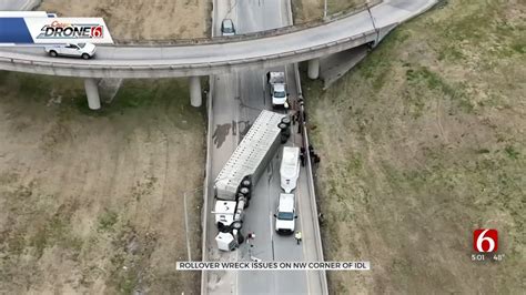 Cattle Truck Overturns Closes Highway Ramp For Multiple Hours