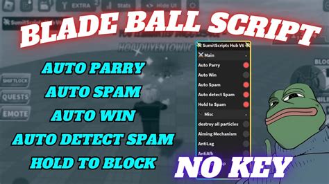 BLADE BALL SCRIPT AUTO PARRY AUTO SPAM AUTO WIN NO KEY BEST