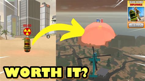 Is The New Nuke Bomb Worth It In Roblox Military Tycoon Youtube