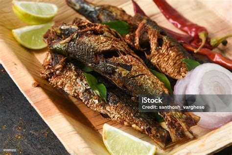 Sardine Or Pilchard Indian Fish Fry Curry Popular Fish Dish In Coastal