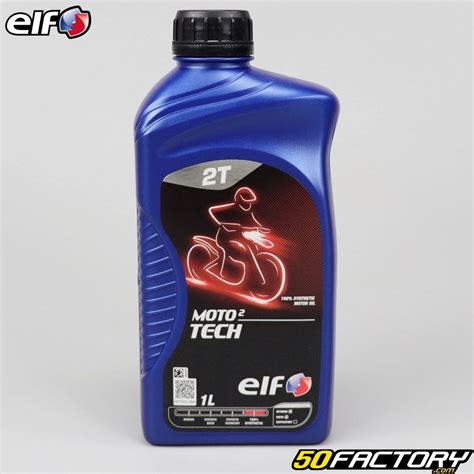 Huile moteur 2T ELF Moto 2 Tech 100 synthèse 1L