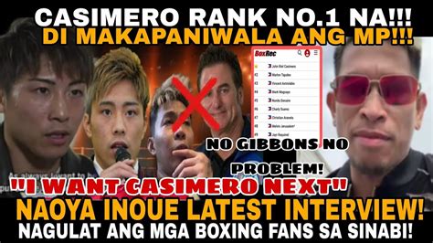 NAOYA INOUE LATEST INTERVIEW CASIMERO OFFICIAL NG PINILI NEXT FIGHT NG