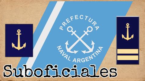 Grados E Insignias De La Prefectura Naval Argentina Suboficiales