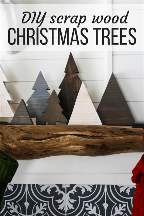 DIY Scrap Wood Christmas Trees Love Renovations