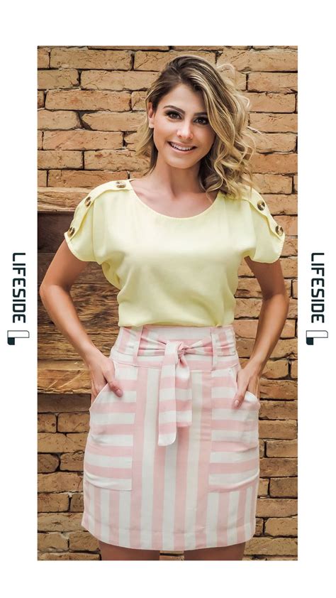 LIFESIDE Moda Feminina Primavera Verão 2019 Skirt fashion Fashion