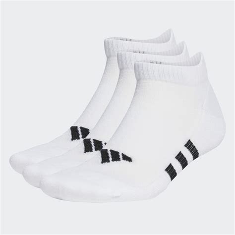 Adidas Performance Cushioned Low Socks 3 Pairs White Adidas Australia