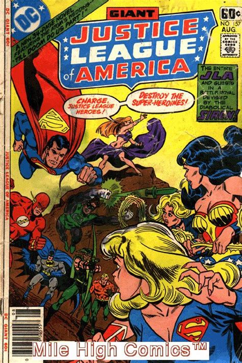 Justice League Of America 1960 Series Dc 157 Very Good Comics Book Comic Books Bronze