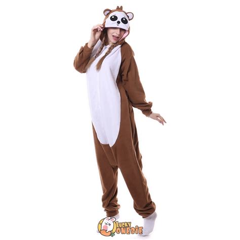 Monkey Onesie Pajamas For Adult And Teens Animal Onesies