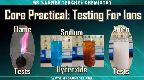 Gcse Separate Chemistry Core Practical Testing For Ions Youtube