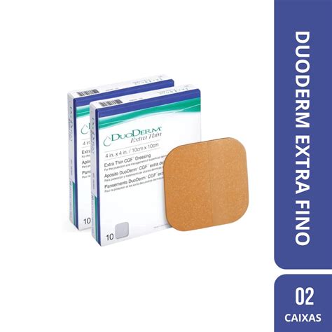 CURATIVO DUODERM EXTRA FINO 10 X 10 CM CAIXA C 20 UNDS 187955