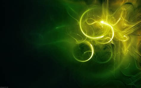 Wallpaper Sunlight Abstract Smoke Green Yellow Circle Light