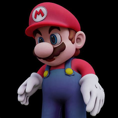 3D model Mario Bros Rigged VR / AR / low-poly | CGTrader