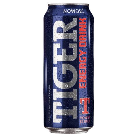 Eleclerc Rzeszów Hipermarket Napoje Tiger Energy Drink Gazowany