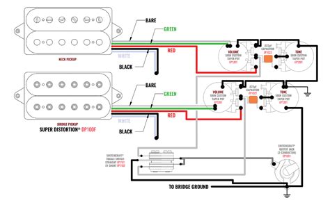 Dimarzio 3 Way Switch Wiring Diagram Humbuckers Wiring Diagr