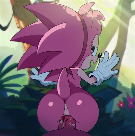 Rule 34 Amy Rose Ass Classic Amy Rose Female Fucked From Behind Knuckles The Echidna Male Pov