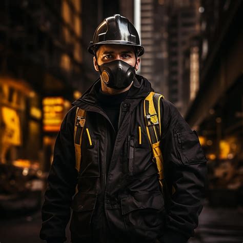 Premium Photo Construction Worker With Personal Protective Equipment