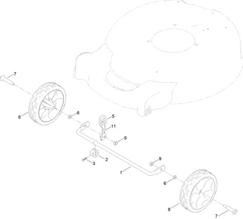 Toro Front Wheel And Height Of Cut Assembly Lawn Turfcare