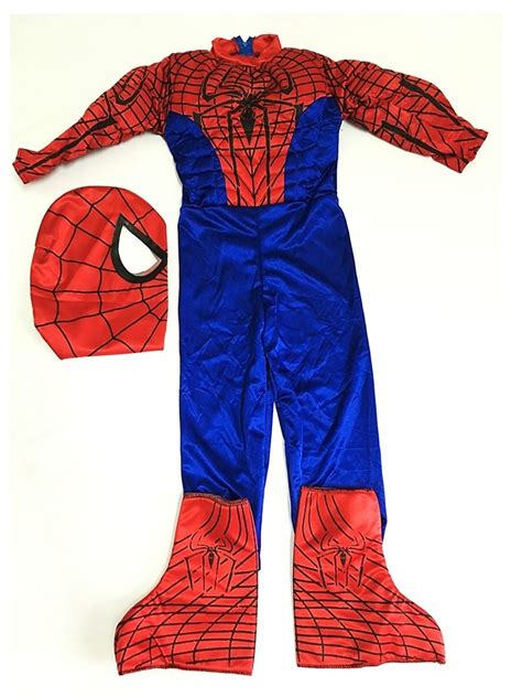 Disfraz Tipo Spiderman Niño Super Heroe Hombre Araña 549 00 en