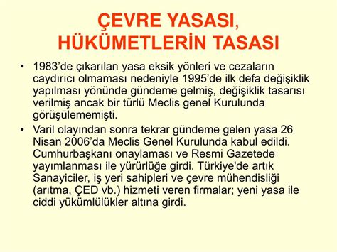 PPT ÇEVRE YASASI HÜKÜMETLERİN TASASI PowerPoint Presentation free