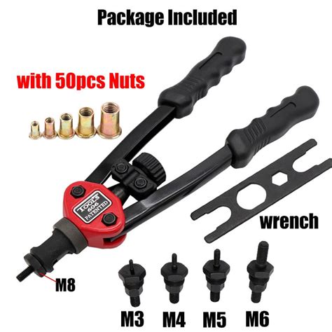 Premium Easy Automatic Rivet Tool Set Hand Threaded Rivet Nuts Guns