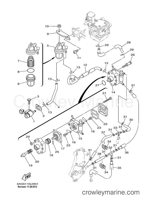 Fuel Ahk Yamaha Outboard Hp F Lmha Crowley Marine