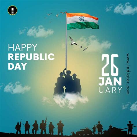 Free Happy Republic Day 26th January 2023 Psd Images Template Cards