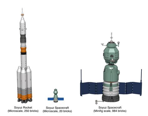 Lego Ideas Soyuz Spacecraft And Rocket